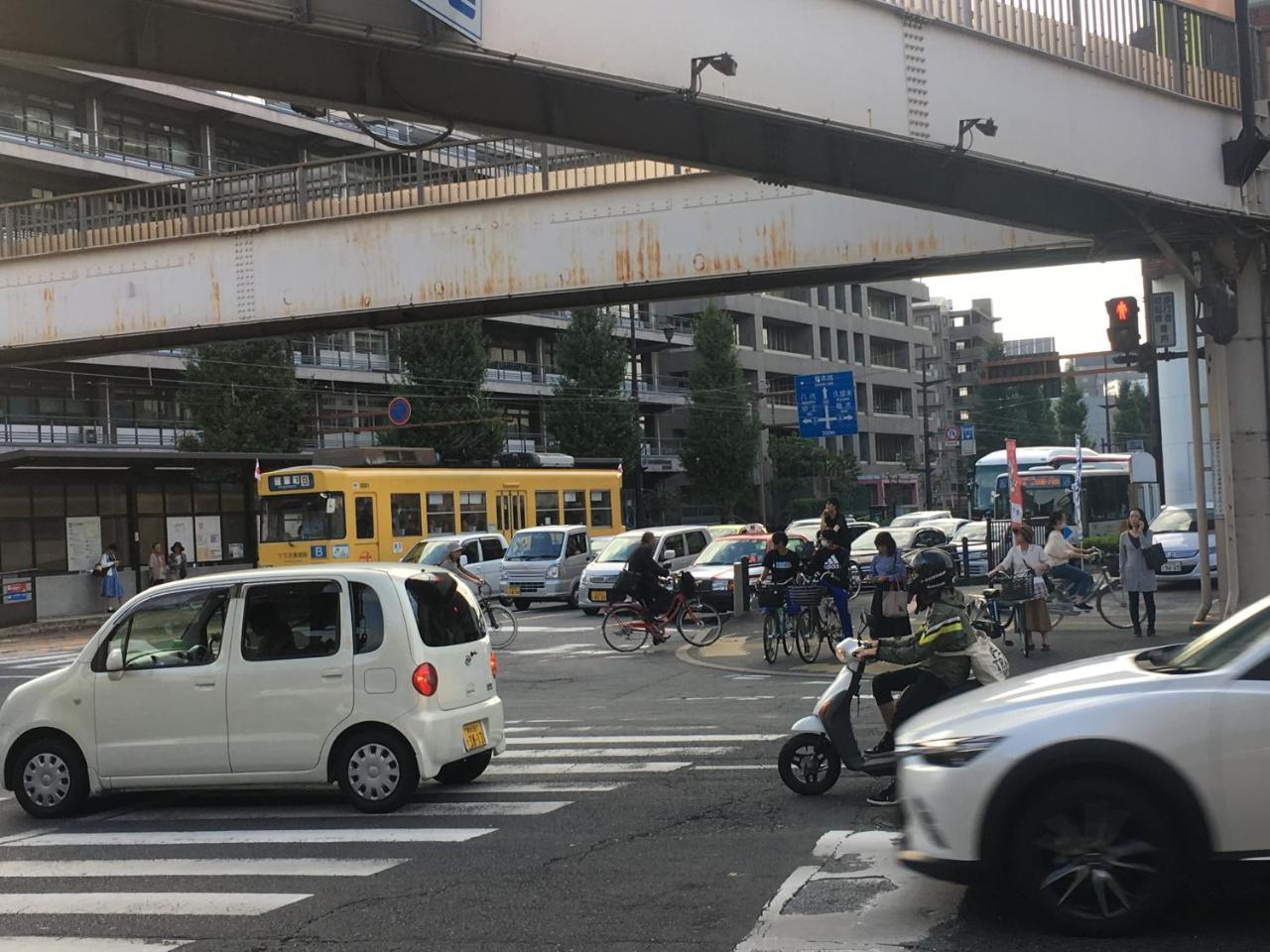4人で一緒に熊本の中心地の最も広く安価な部屋 Kdy Stay Esterno foto