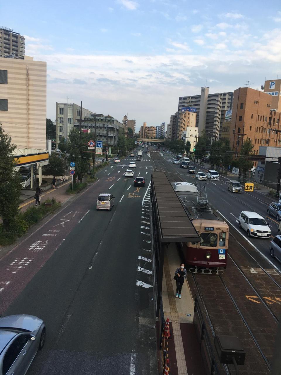 4人で一緒に熊本の中心地の最も広く安価な部屋 Kdy Stay Esterno foto
